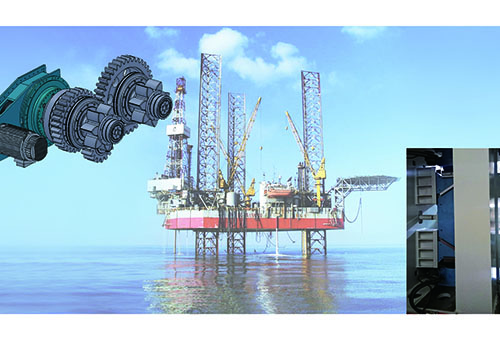 Cilindro hidráulico para offshore y marina